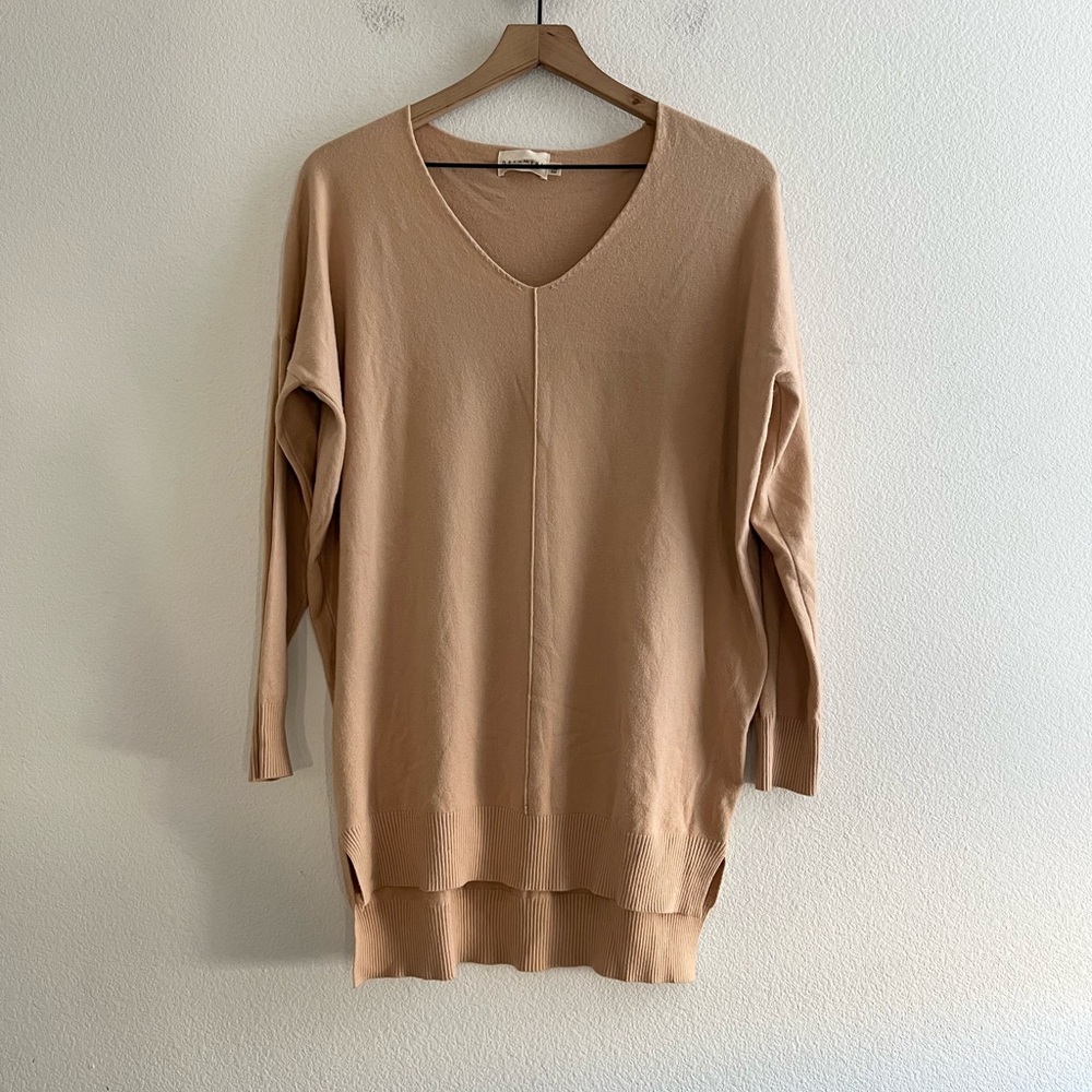 Dreamers Vneck Sweater in Dusty Clay